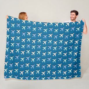 Aeroplanes Fleece Blanket