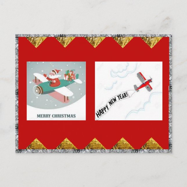 Aeroplanes Holidays Post Card (Front)