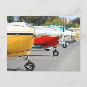 Aeroplanes postcard