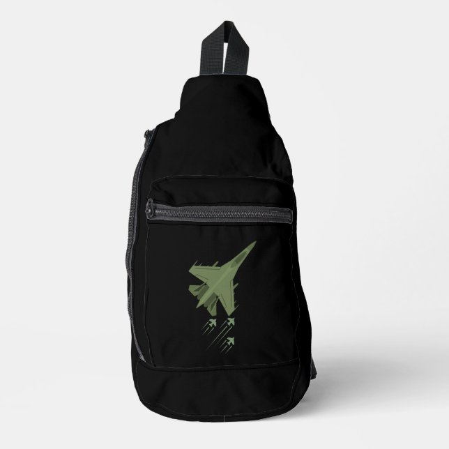 aeroplanes sling bag (Front)