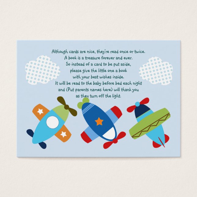 Aeroplanes Taking Flight Favour Tag/Card (Front)