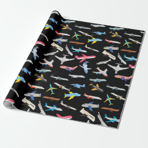 Aeroplanes Wrapping Paper