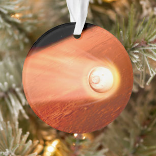 Aeroshell With Perseverance Rover Descent To Mars Ornament