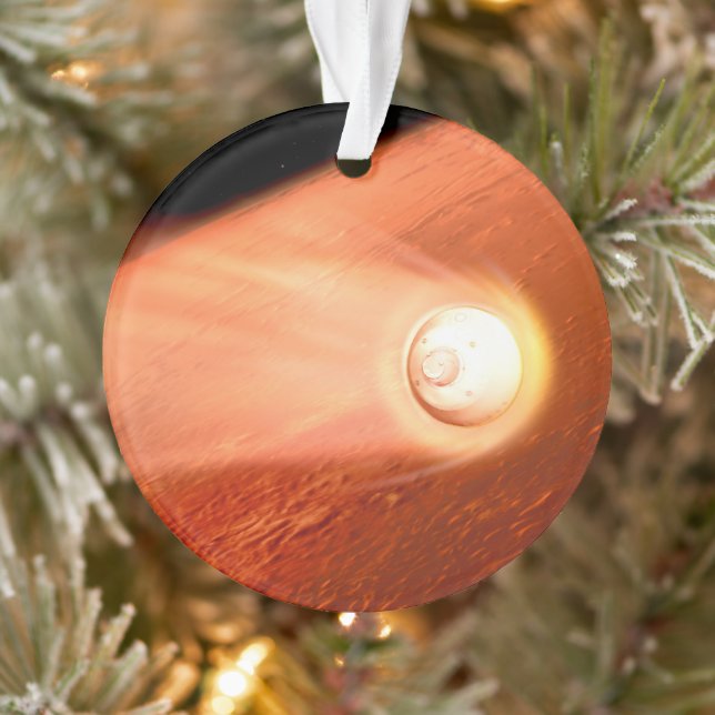 Aeroshell With Perseverance Rover Descent To Mars Ornament (Tree)