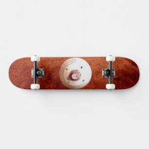 Aeroshell With Perseverance Rover Descent To Mars Skateboard