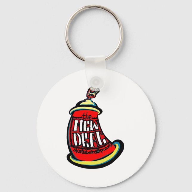 Aerosol New Skateboard Design  Key Ring (Front)