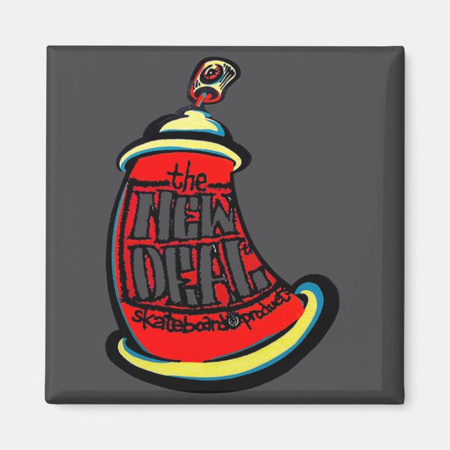 Aerosol New Skateboard Design  Magnet (Front)