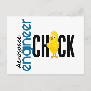 Aerospace Engineer Chick Postcard