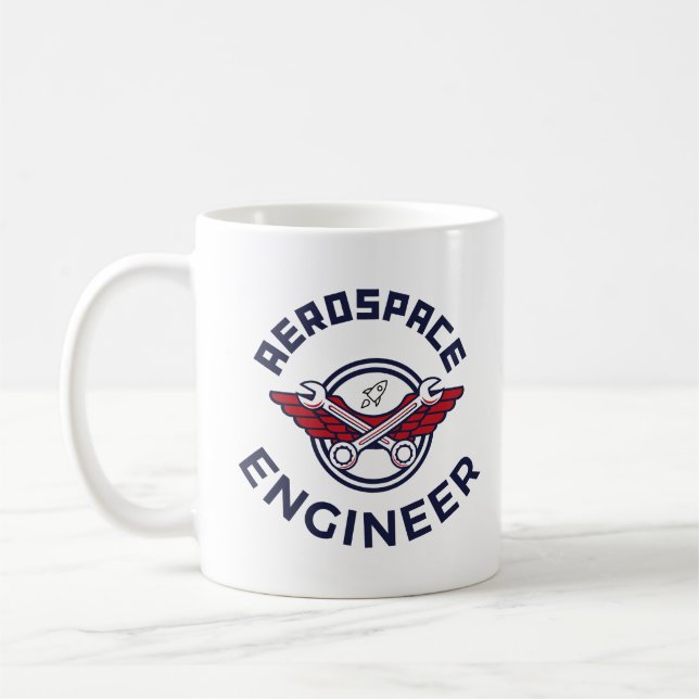 Aerospace Engineer Coffee Mug (Left)
