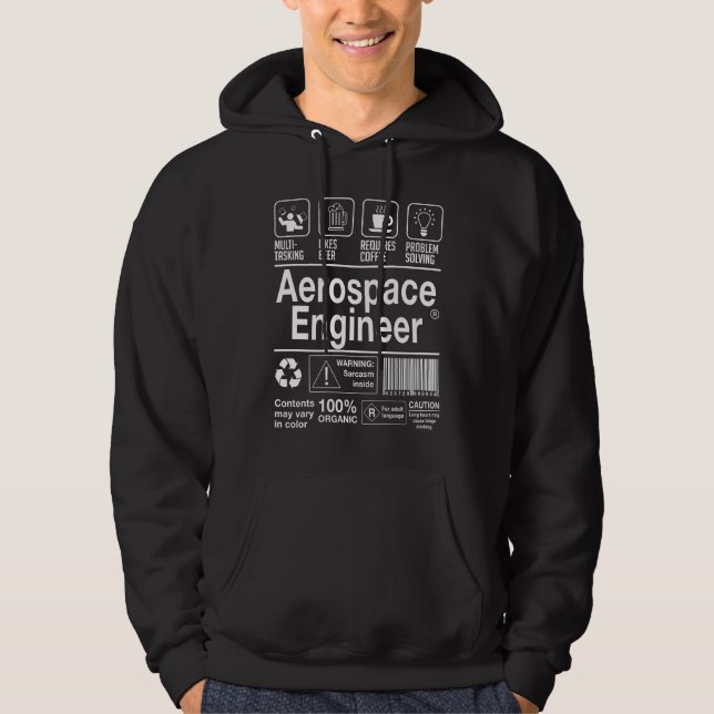 Aerospace Engineer Hoodie (Front)