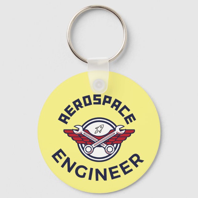 Aerospace Engineer Key Ring (Front)