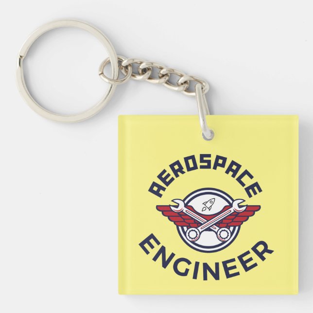 Aerospace Engineer Key Ring (Front)