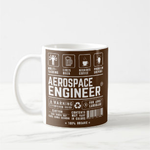 Aerospace Engineer Multitasking Beer Coffee Mug
