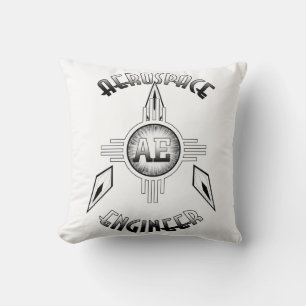 Aerospace Engineer Retro Cushion