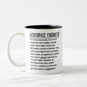 Aerospace Engineer Two-Tone Coffee Mug