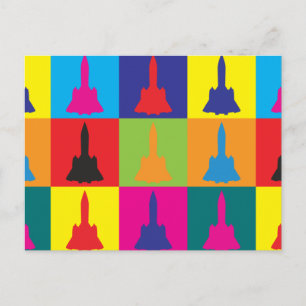 Aerospace Engineering Pop Art Postcard
