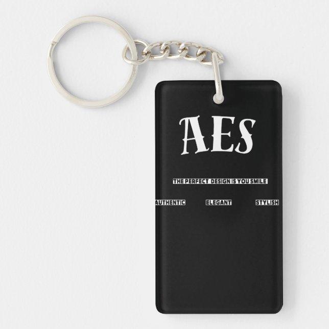 AES 2026 Designs Key Ring (Front)