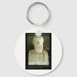 Aeschylus "Proverb Saith" Quote Gifts Tees Etc Key Ring