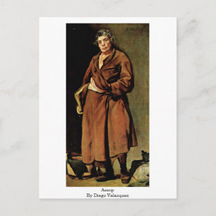 Aesop By Diego Velazquez Postcard