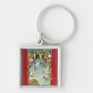 Aesop's fable The Fox and the Grapes Key Ring