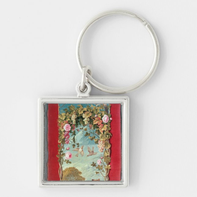 Aesop's fable The Fox and the Grapes Key Ring (Front)