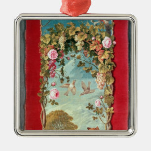Aesop's fable The Fox and the Grapes Metal Tree Decoration