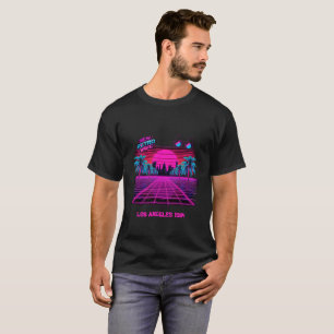 Aesthetic 1980s Vaporwave Sublimation Design T-Shirt