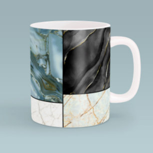 Aesthetic Abstract marble pattern Coffee Mug