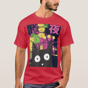 Aesthetic Alt Cute Anime Kitten Neko Japan Manga H T-Shirt