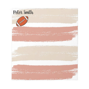 aesthetic american football notepad