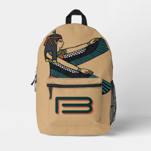 Aesthetic Ancient Egyptian Art Printed Backpack