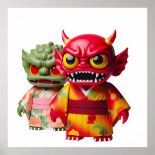 Aesthetic Angry Doll Wall Art Poster for Modern