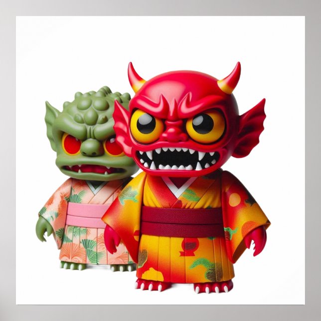 Aesthetic Angry Doll Wall Art Poster for Modern (Front)