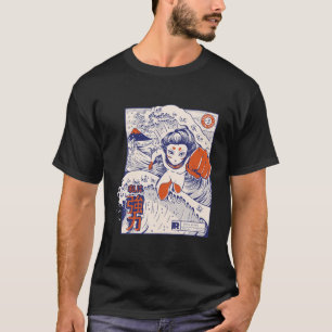 Aesthetic Anime Manga Superhero Wave Japan Comic S T-Shirt