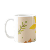 Aesthetic Autumn Leaves Coffee Mug