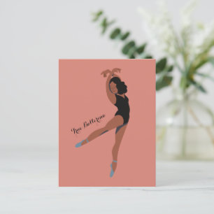 Aesthetic Ballet Dancer  Postcard