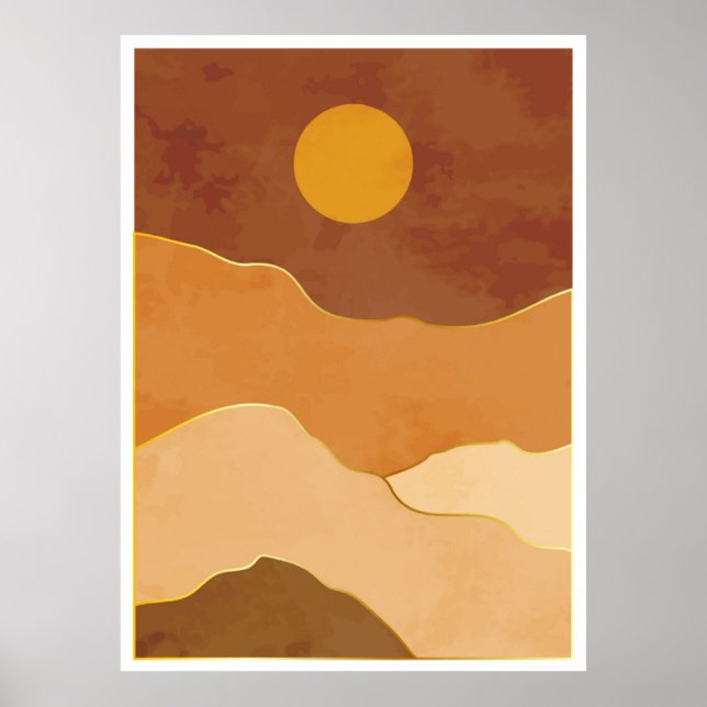 Aesthetic boho art poster (Front)