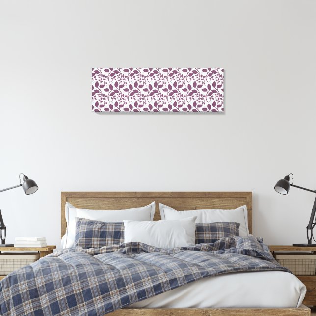 Aesthetic Botanical pattern  Canvas Print (Insitu(Bedroom))