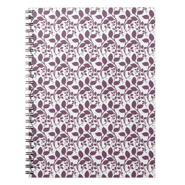 Aesthetic Botanical pattern  Notebook (Front)