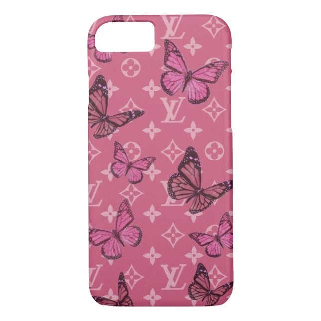 Aesthetic Butterfly Lv 8/7 Iphone case (Back)