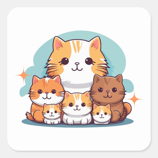 Aesthetic Cat Lover Sticker | purrfect (Front)