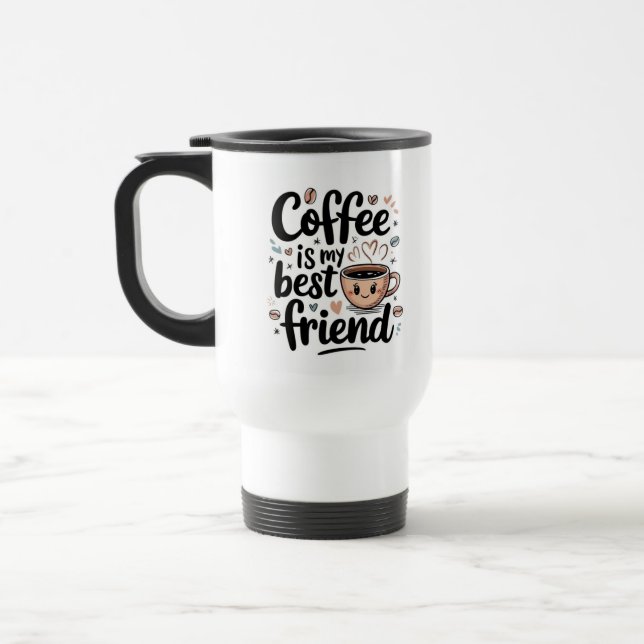 Aesthetic Coffee Mug – Trendy & Modern Design (Left)