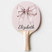 Aesthetic coquette pink bow Personalised Name