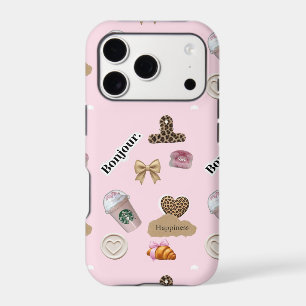 Aesthetic Coquette Pink Paris iPhone 17 Pro Case