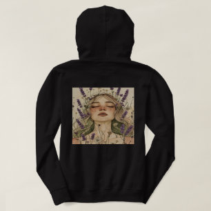 Aesthetic Cottagecore Floral Botanical Art Graphic Hoodie
