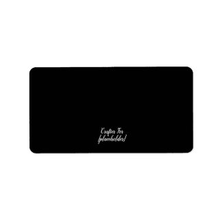 Aesthetic Custom Card Label