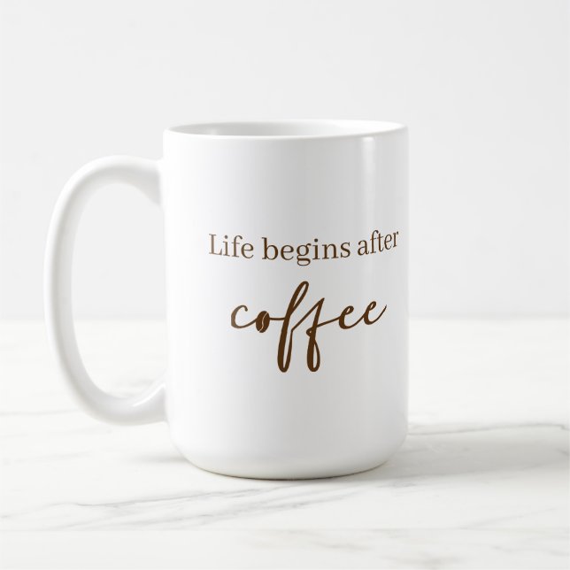 Aesthetic cute coffee mug (Left)