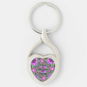 Aesthetic Daisy Pattern Key Ring