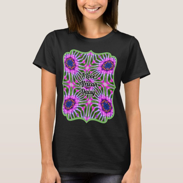 Aesthetic Daisy Pattern T-Shirt (Front)