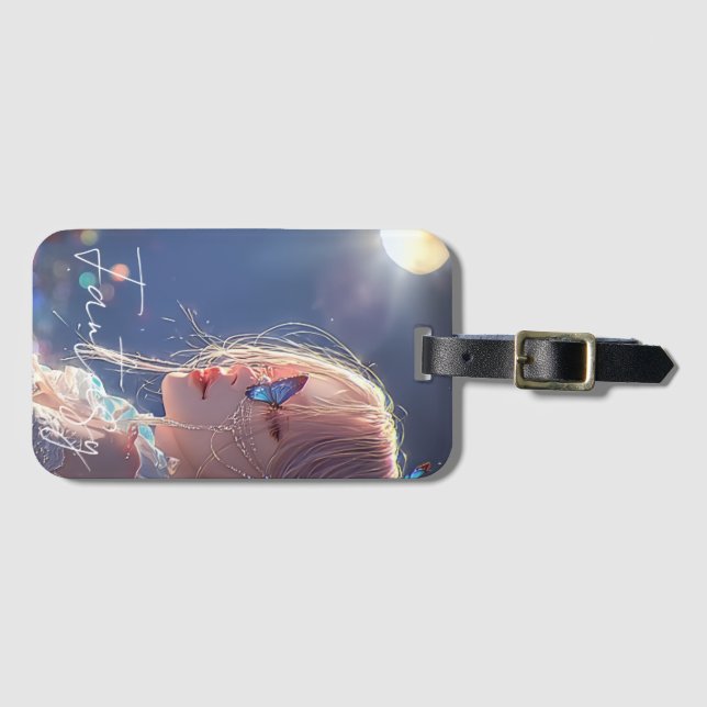 Aesthetic / Dark Fantasy Art Luggage Tag (Front Horizontal)